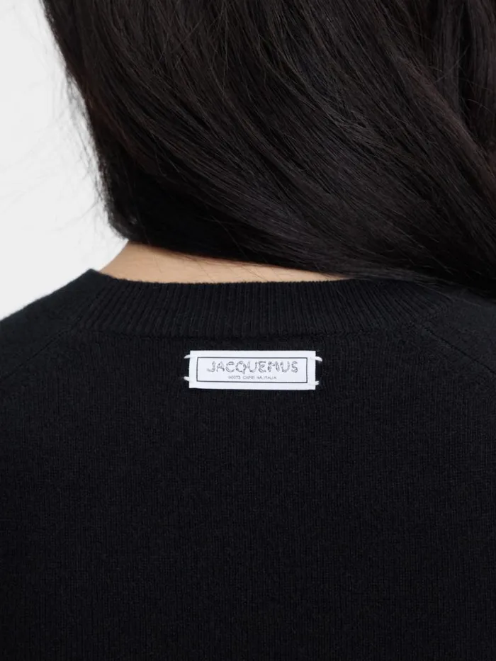The Soglia Knit Black Women JACQUEMUS Knits The Soglia Knit Black Women JACQUEMUS Knits