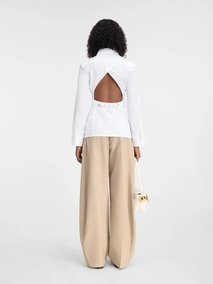 The Suit Shirt White Women JACQUEMUS Tops and Shirts The Suit Shirt White Women JACQUEMUS Tops and Shirts