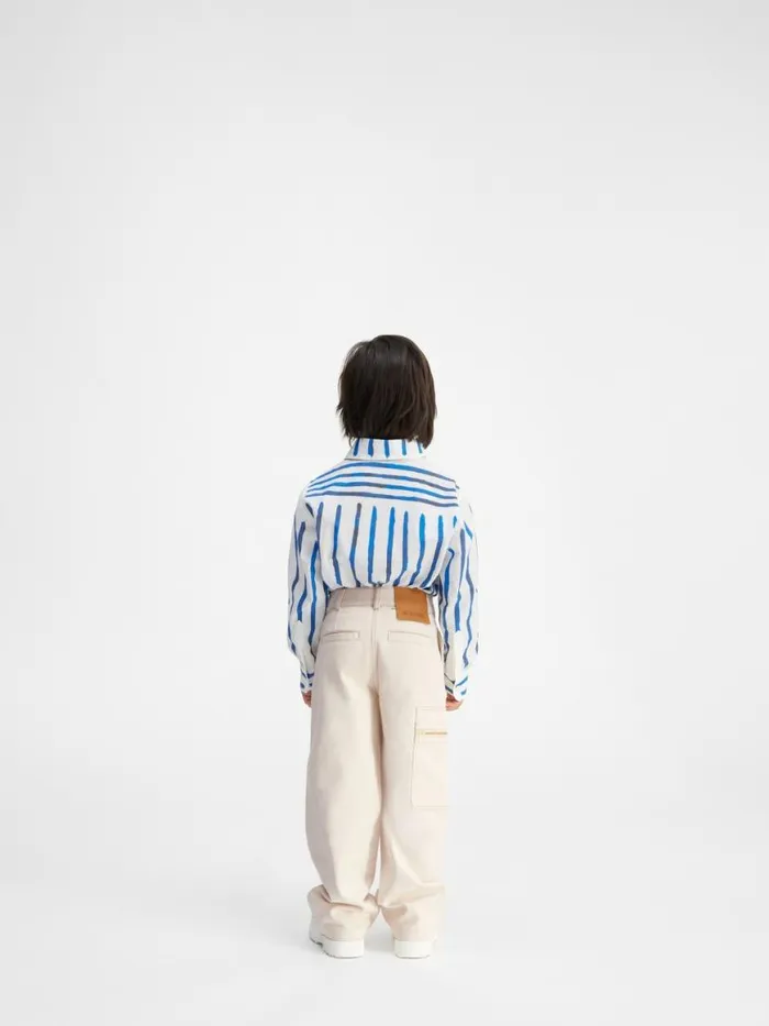 The Wide DeNmes Kids039 Denim Pants Offwhite WomenMen JACQUEMUS Bottoms The Wide DeNmes Kids039 Denim Pants Offwhite WomenMen JACQUEMUS Bottoms