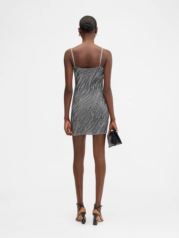 The Zebra Mini Knit Dress Black and White Zebra Women JACQUEMUS Dresses and Skirts The Zebra Mini Knit Dress Black and White Zebra Women JACQUEMUS Dresses and Skirts