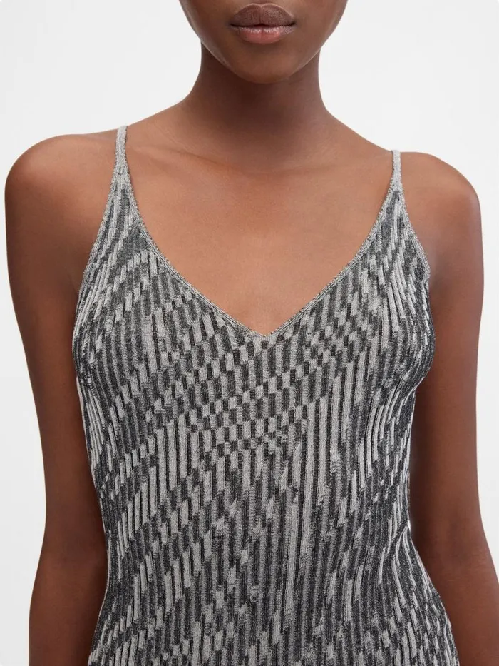 The Zebra Mini Knit Dress Black and White Zebra Women JACQUEMUS Dresses and Skirts The Zebra Mini Knit Dress Black and White Zebra Women JACQUEMUS Dresses and Skirts