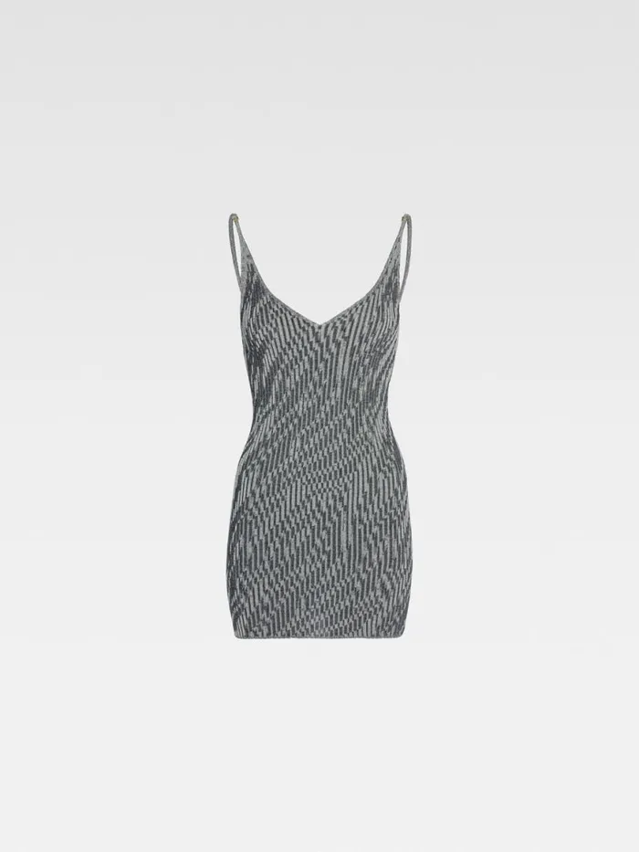 The Zebra Mini Knit Dress Black and White Zebra Women JACQUEMUS Dresses and Skirts The Zebra Mini Knit Dress Black and White Zebra Women JACQUEMUS Dresses and Skirts