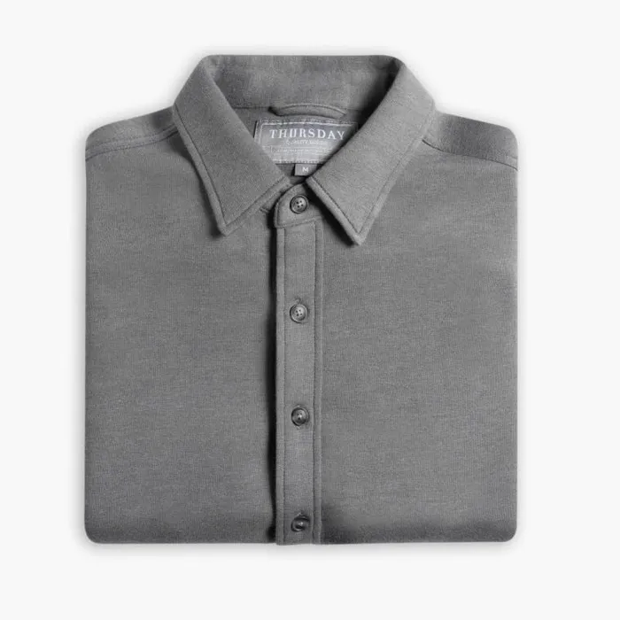 Thursday Boots Shirts and Apparel Everyday ButtonDown Shirt Grey 8211 Men Thursday Boots Shirts and Apparel Everyday ButtonDown Shirt Grey 8211 Men