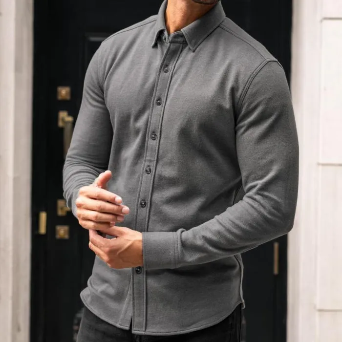 Thursday Boots Shirts and Apparel Everyday ButtonDown Shirt Grey 8211 Men Thursday Boots Shirts and Apparel Everyday ButtonDown Shirt Grey 8211 Men