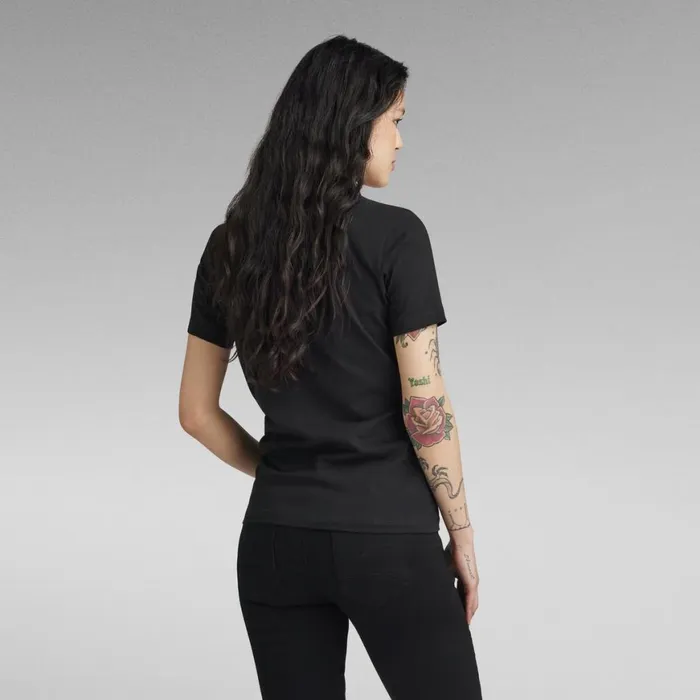 Tops and Tshirts Women GStar RAW Anglaise Graphic RAW Top Dark Black