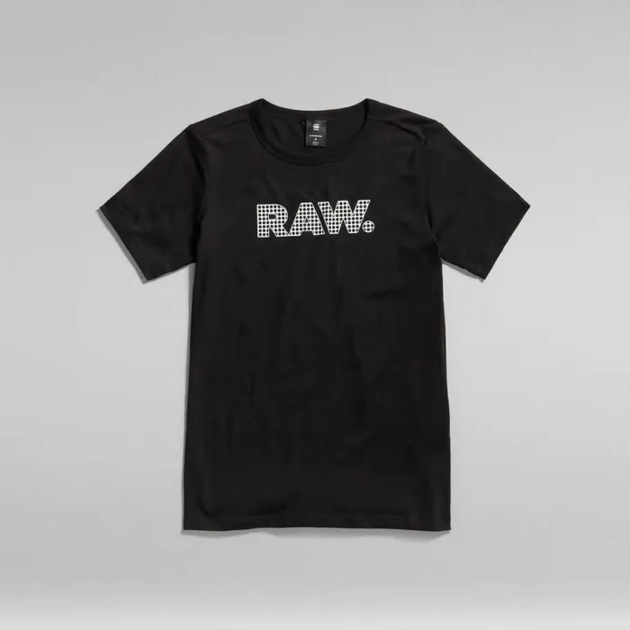 Tops and Tshirts Women GStar RAW Anglaise Graphic RAW Top Dark Black