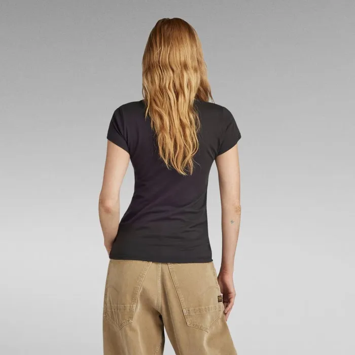 Tops and Tshirts Women GStar RAW Graphic 2 Slim Top Dark Black
