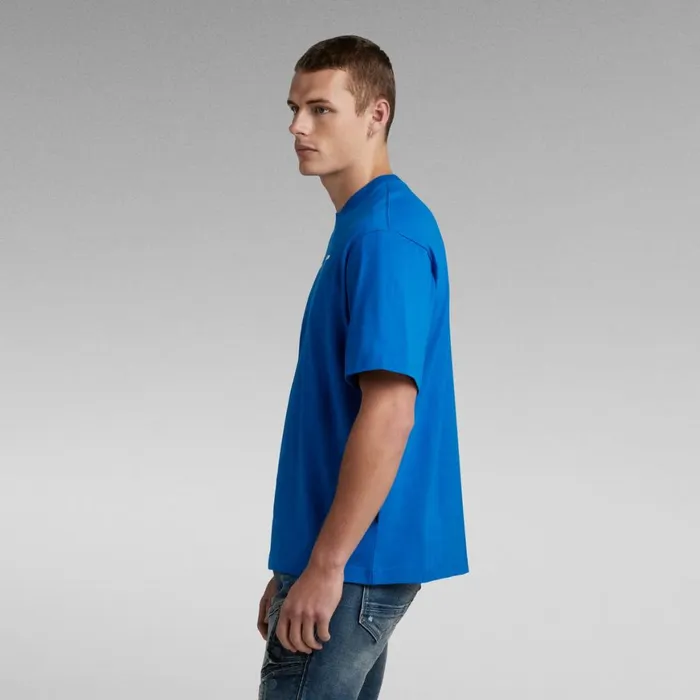 Tops and Tshirts Women GStar RAW Unisex Boxy Base TShirt Lapis Blue