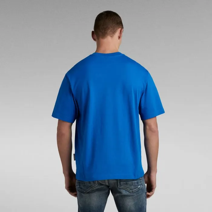 Tops and Tshirts Women GStar RAW Unisex Boxy Base TShirt Lapis Blue