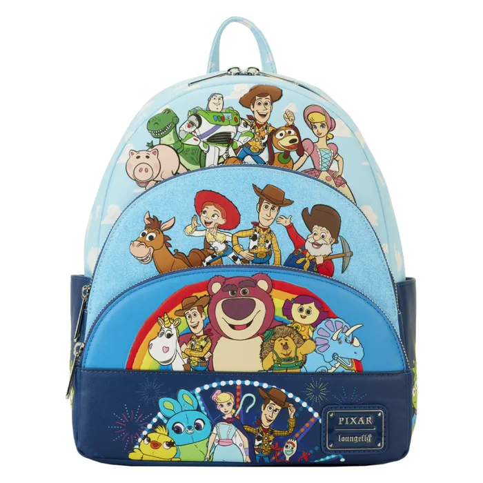 Toy Story Movie Collab Triple Pocket Mini Backpack Unisex Loungefly Backpacks Toy Story Movie Collab Triple Pocket Mini Backpack Unisex Loungefly Backpacks