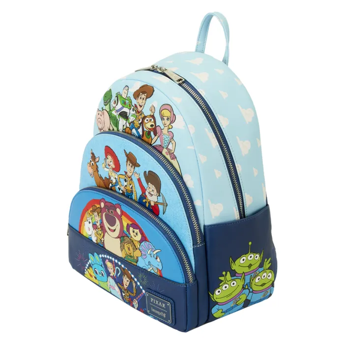 Toy Story Movie Collab Triple Pocket Mini Backpack Unisex Loungefly Backpacks Toy Story Movie Collab Triple Pocket Mini Backpack Unisex Loungefly Backpacks