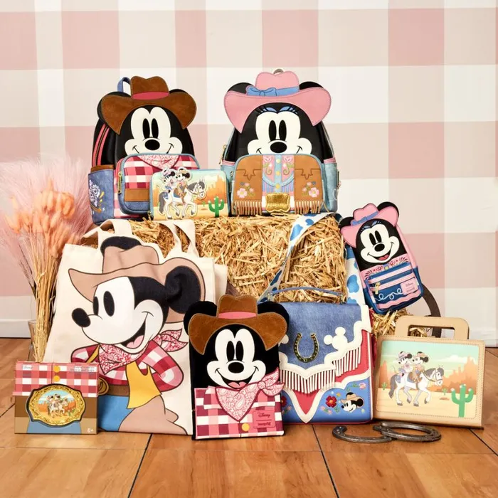 Western Mickey Mouse Cosplay Plush Refillable Stationery Journal Unisex Loungefly Small Accessories Western Mickey Mouse Cosplay Plush Refillable Stationery Journal Unisex Loungefly Small Accessories