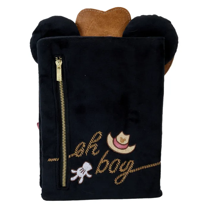Western Mickey Mouse Cosplay Plush Refillable Stationery Journal Unisex Loungefly Small Accessories Western Mickey Mouse Cosplay Plush Refillable Stationery Journal Unisex Loungefly Small Accessories
