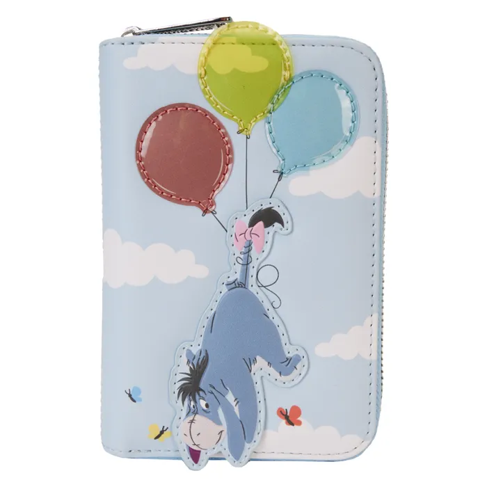 Winnie The Pooh and Friends Floating Balloons Zip Around Wallet Unisex Loungefly Bags and Wallets Winnie The Pooh and Friends Floating Balloons Zip Around Wallet Unisex Loungefly Bags and Wallets