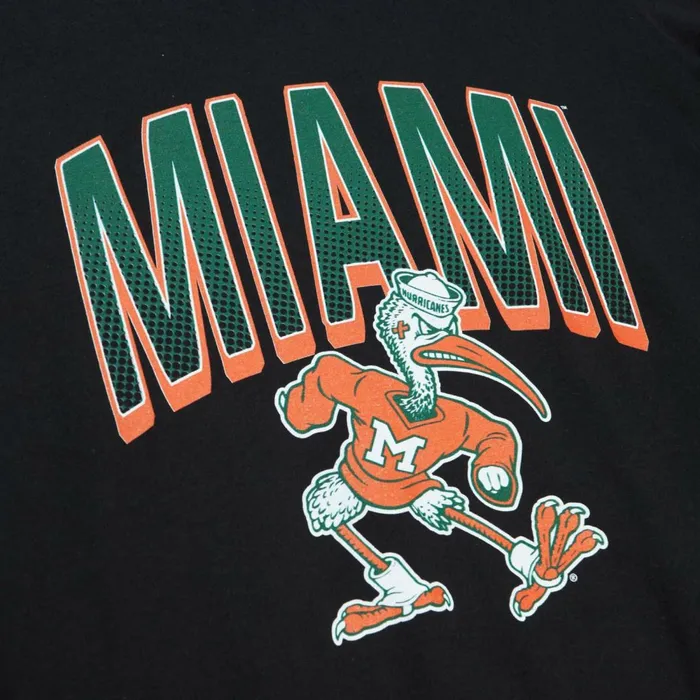 Women039s TShirts and Tops Mitchell and Ness Women039s Halftime Tee University Of Miami Women039s TShirts and Tops Mitchell and Ness Women039s Halftime Tee University Of Miami