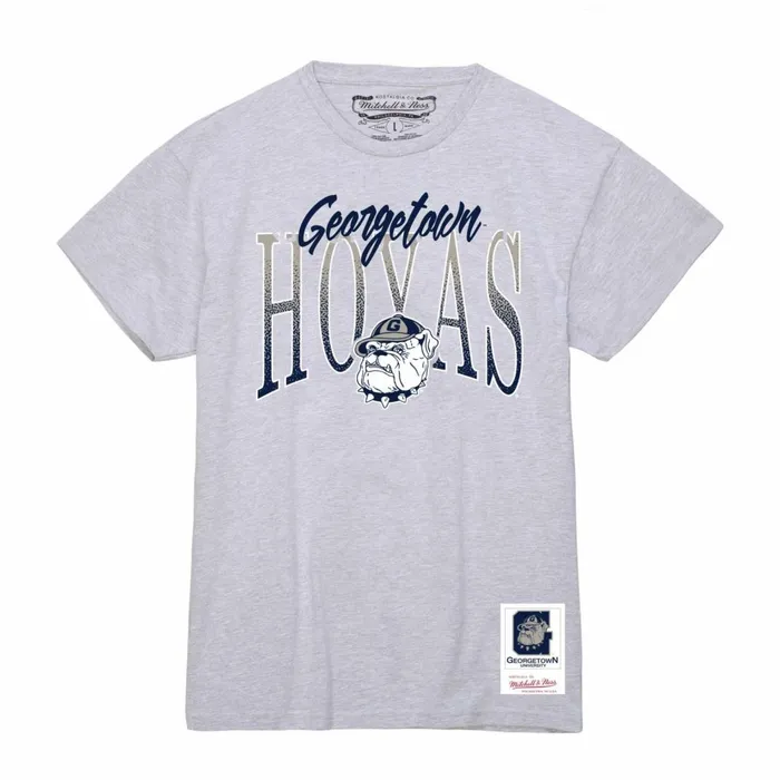 Women039s TShirts and Tops Mitchell and Ness Women039s Script Arc Tee Georgetown University