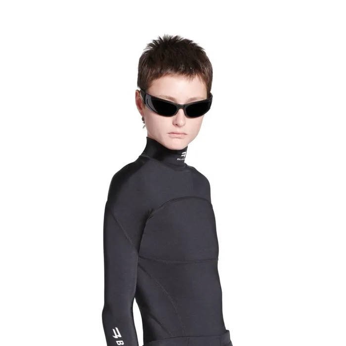 Women Activewear Balenciaga Sporty B Activewear Top In Black
