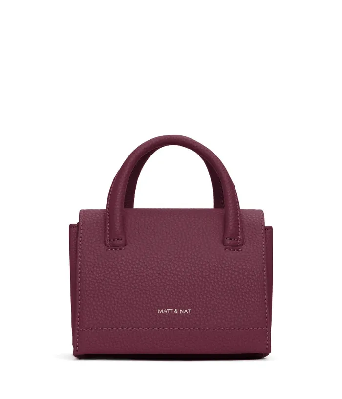 Women Adel Micro Vegan Satchel 8211 Purity Tarte Matt and Nat Satchels