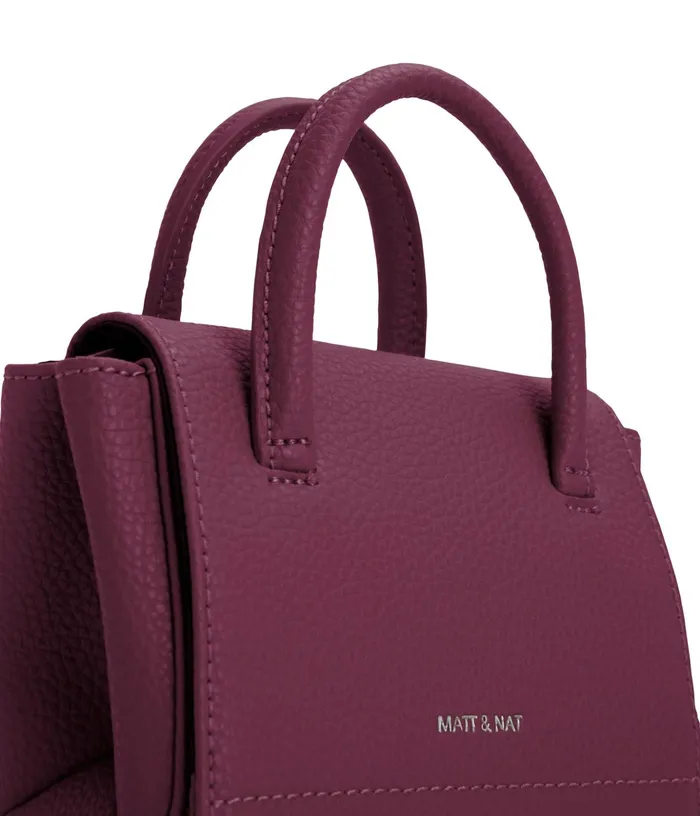 Women Adel Micro Vegan Satchel 8211 Purity Tarte Matt and Nat Satchels