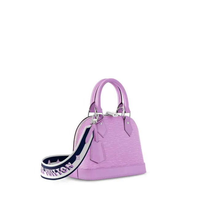 Women Alma Bag Louis Vuitton Louis Vuitton Lilas Provence Lilac M22642 Alma BB 8211 Louis Vuitton Handbag Store