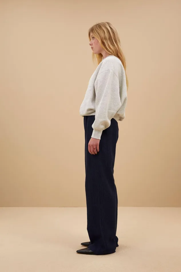 Women Amie Lurex Pants Midnight Bybar Trousers Women Amie Lurex Pants Midnight Bybar Trousers