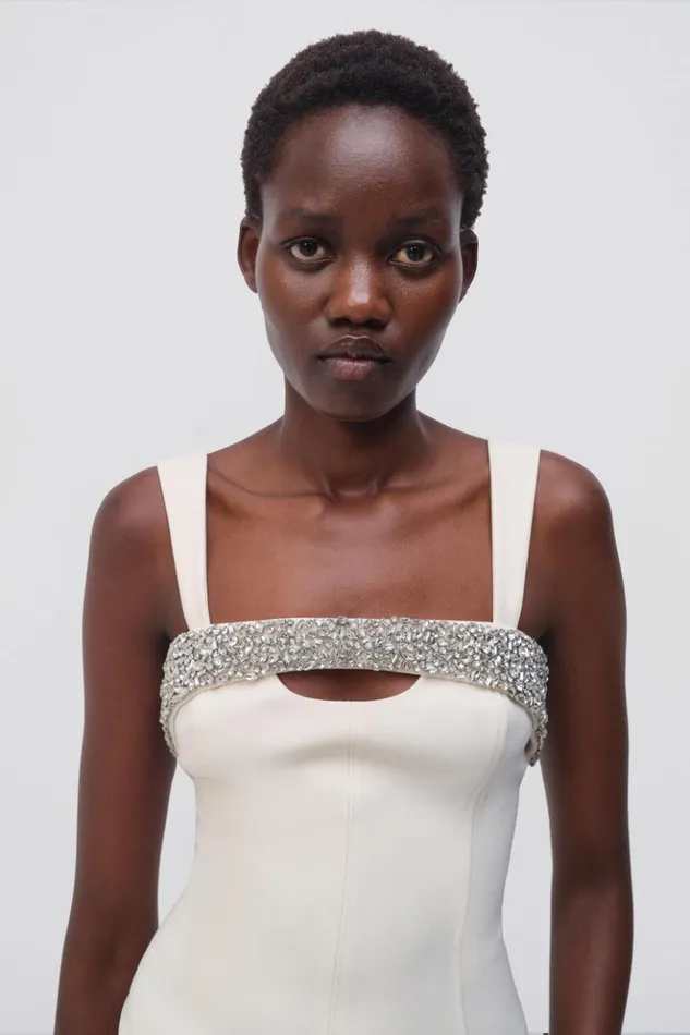 Women Angelita Top Natural White Jonathan Simkhai Tops and Bodysuits