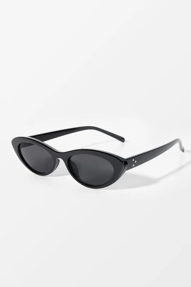 Women Bags Cupshe Fearne Black Cat Eye Sunglass Black