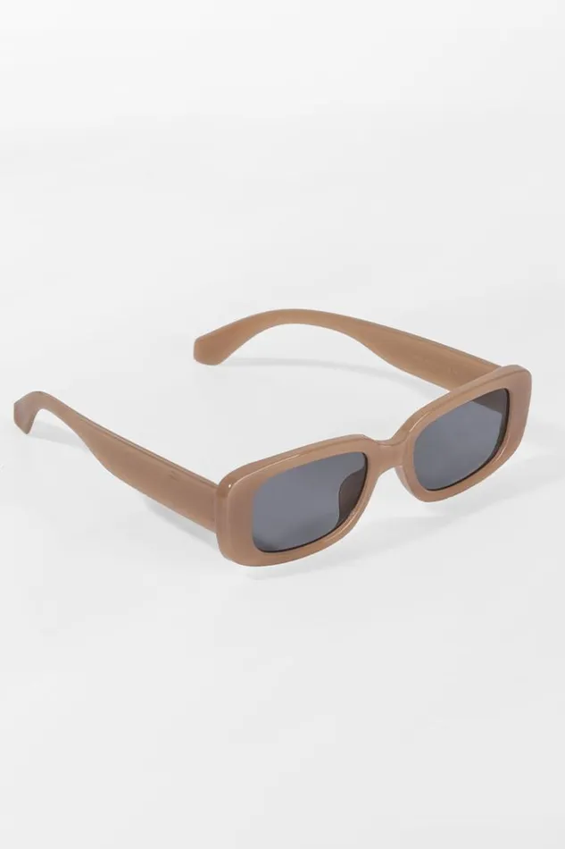 Women Bags Cupshe Sable Square Retro Sunglasses Multicolor