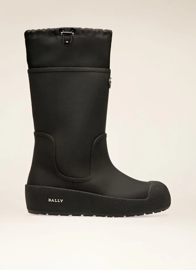 Women Bally Boots Calisse 8211 Leather Boots In Black