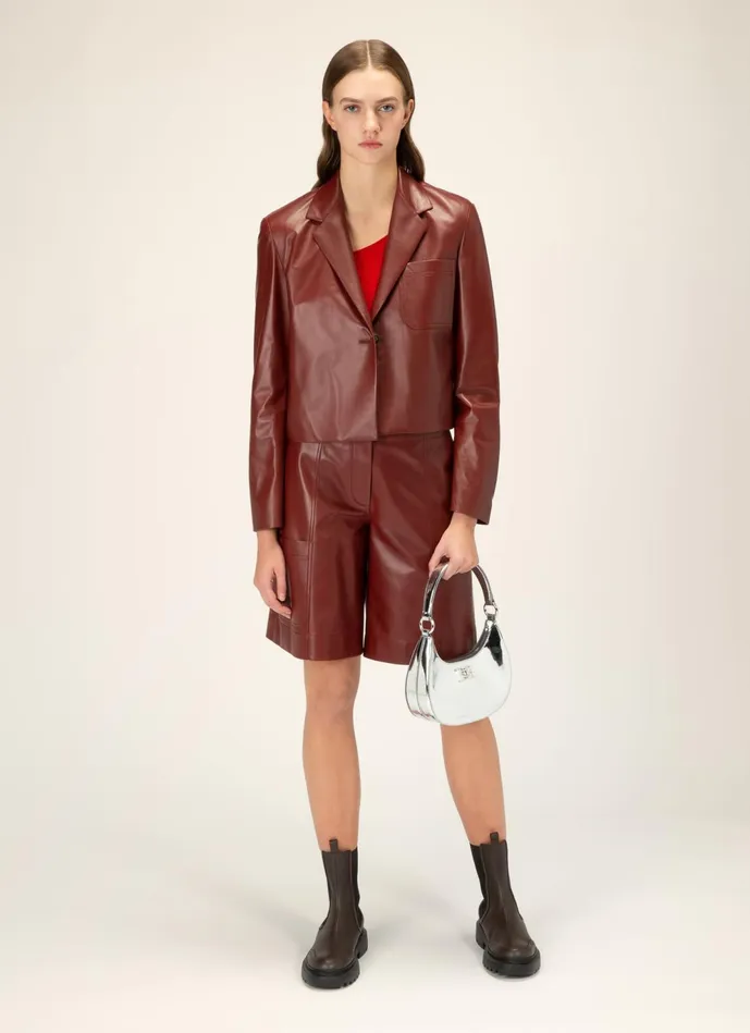 Women Bally Knitwear Asymmetric Top 8211 Cotton Top In Red