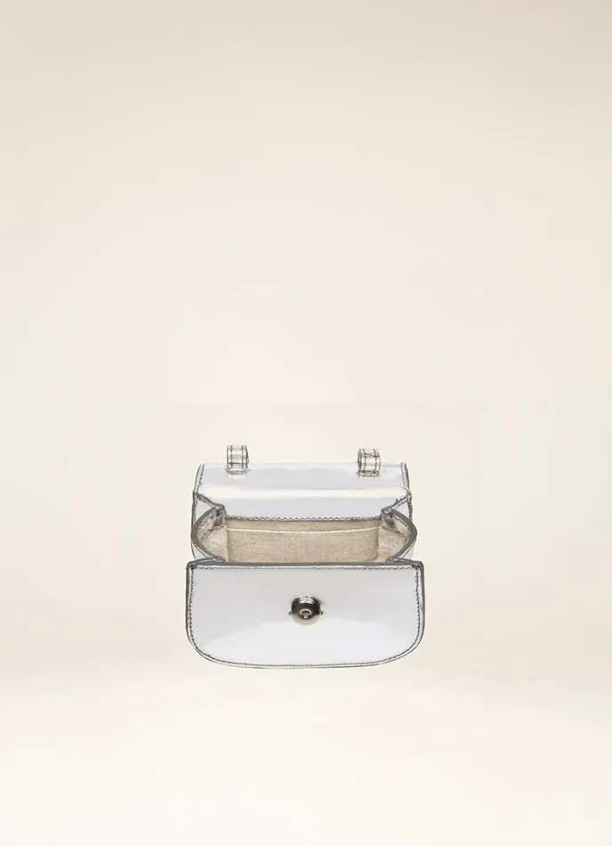 Women Bally Mini And Belt Bags Baily XS 8211 Leather Accessory In Silver