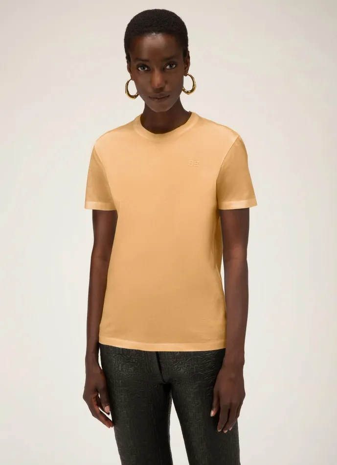Women Bally Tops BChain TShirt 8211 Cotton Top In Pink