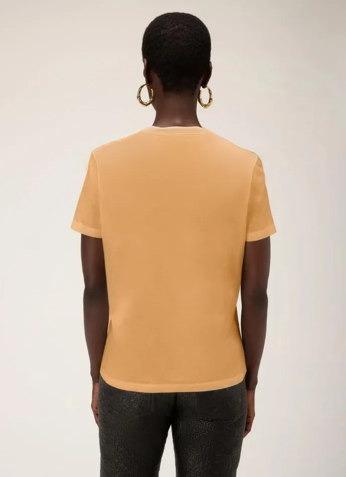 Women Bally Tops BChain TShirt 8211 Cotton Top In Pink