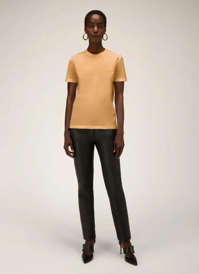 Women Bally Tops BChain TShirt 8211 Cotton Top In Pink