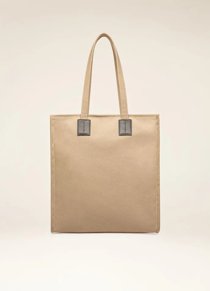 Women Bally Tote Bags Crystalia 8211 Fabric Tote Bag In Sand