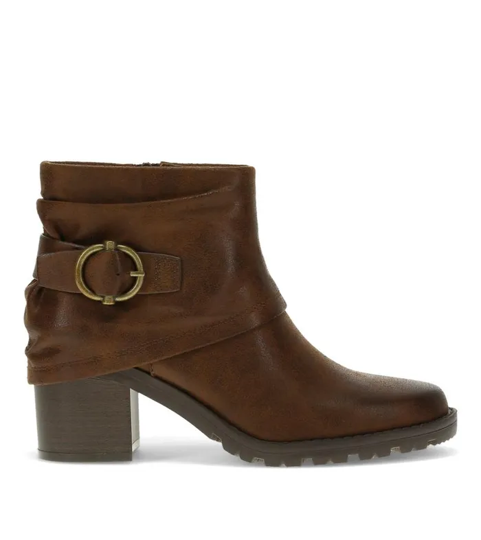 Women Baretraps Booties Deborah Block Heel Bootie Brush Brown Women Baretraps Booties Deborah Block Heel Bootie Brush Brown