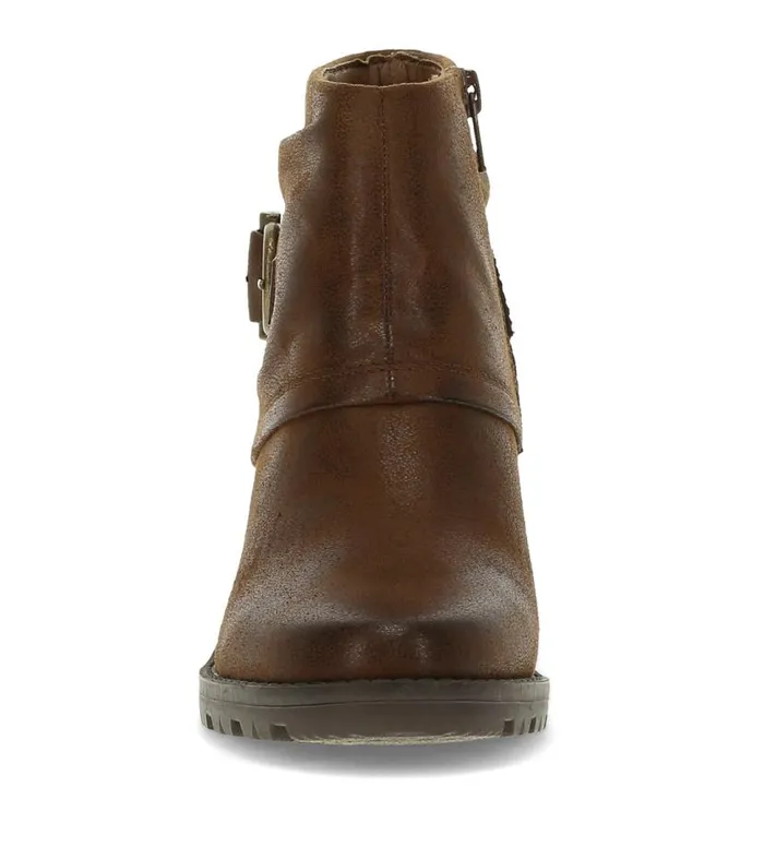 Women Baretraps Booties Deborah Block Heel Bootie Brush Brown Women Baretraps Booties Deborah Block Heel Bootie Brush Brown