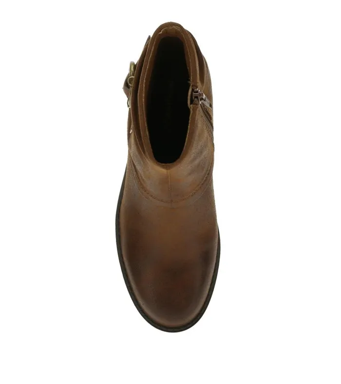 Women Baretraps Booties Deborah Block Heel Bootie Brush Brown Women Baretraps Booties Deborah Block Heel Bootie Brush Brown