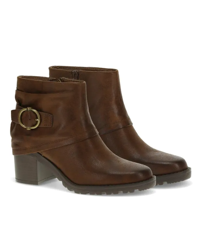 Women Baretraps Booties Deborah Block Heel Bootie Brush Brown Women Baretraps Booties Deborah Block Heel Bootie Brush Brown