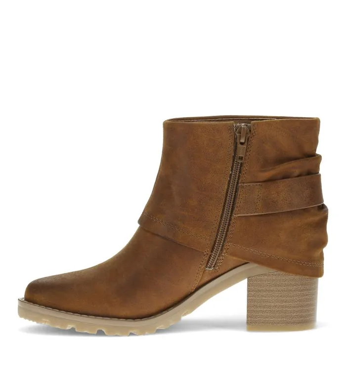 Women Baretraps Booties Deborah Block Heel Bootie Toffee Women Baretraps Booties Deborah Block Heel Bootie Toffee