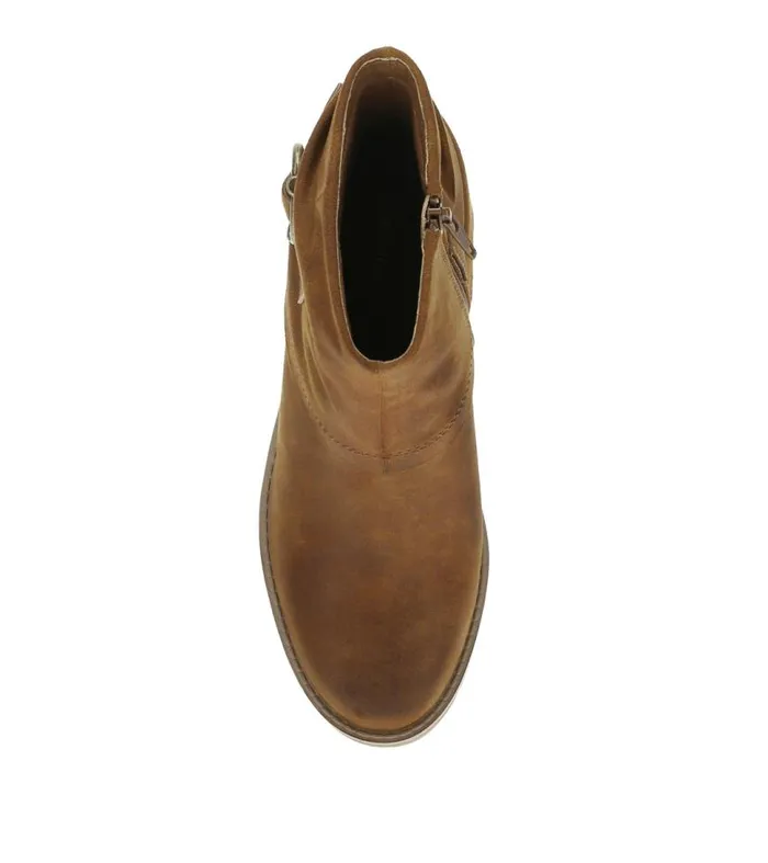 Women Baretraps Booties Deborah Block Heel Bootie Toffee Women Baretraps Booties Deborah Block Heel Bootie Toffee