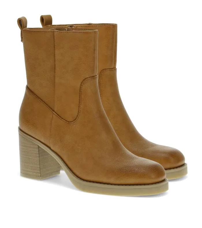 Women Baretraps Booties Giana Heeled Midi Boot Light Rust Women Baretraps Booties Giana Heeled Midi Boot Light Rust