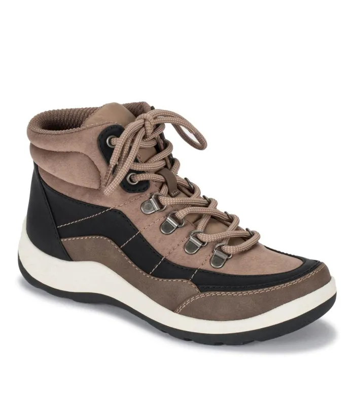 Women Baretraps Booties Kamber Lace Up Boot Taupe Multi