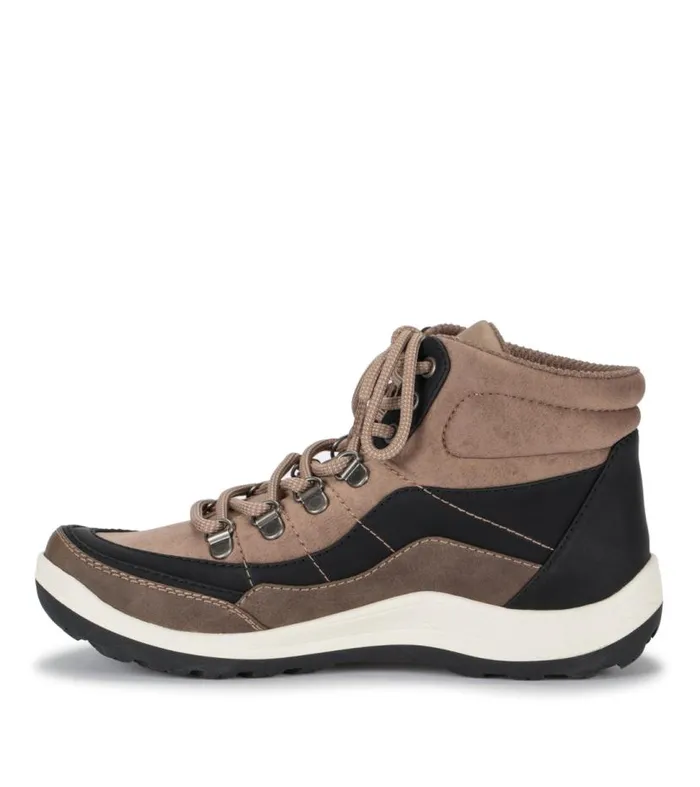 Women Baretraps Booties Kamber Lace Up Boot Taupe Multi Women Baretraps Booties Kamber Lace Up Boot Taupe Multi