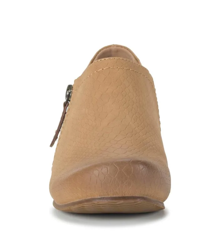 Women Baretraps Booties Louise Wedge Ankle Bootie Sandstone Women Baretraps Booties Louise Wedge Ankle Bootie Sandstone