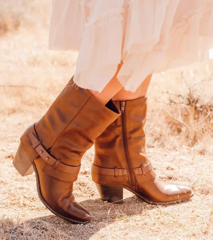 Women Baretraps Knee High Boots Yamura Midi Boot Brush Brown Women Baretraps Knee High Boots Yamura Midi Boot Brush Brown