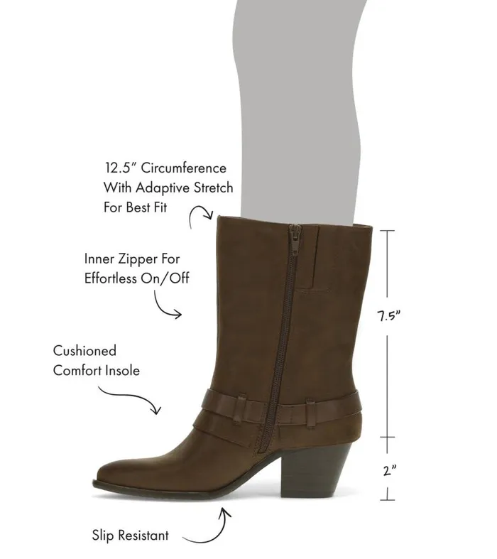 Women Baretraps Knee High Boots Yamura Midi Boot Brush Brown Women Baretraps Knee High Boots Yamura Midi Boot Brush Brown