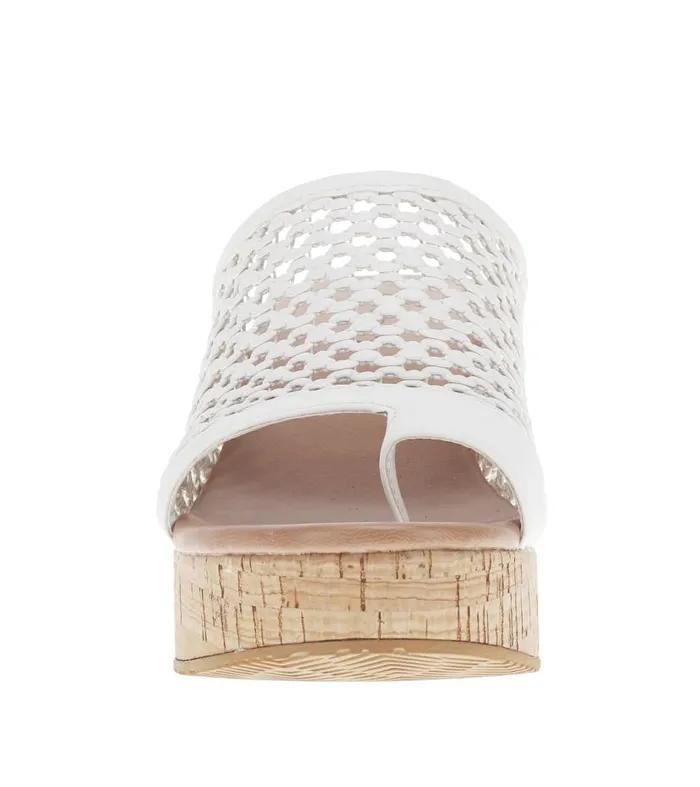 Women Baretraps Slides and Slip On Sandals Michaela Block Heel Sandal White Women Baretraps Slides and Slip On Sandals Michaela Block Heel Sandal White
