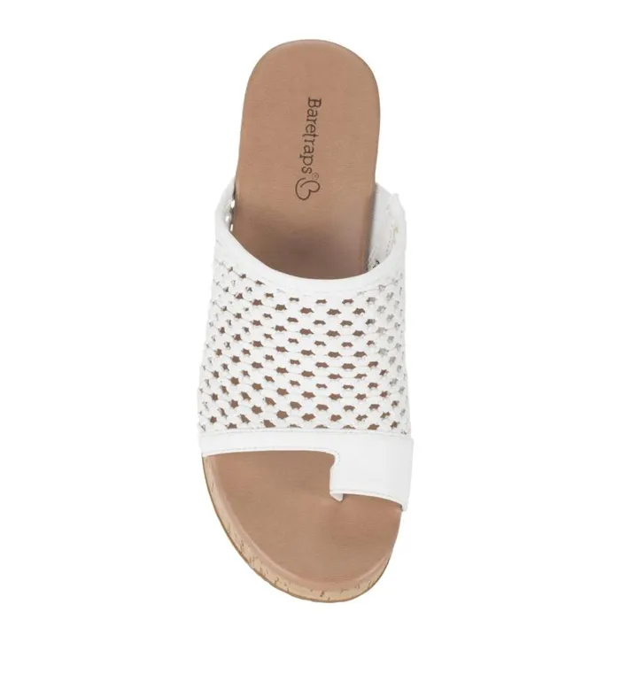 Women Baretraps Slides and Slip On Sandals Michaela Block Heel Sandal White Women Baretraps Slides and Slip On Sandals Michaela Block Heel Sandal White