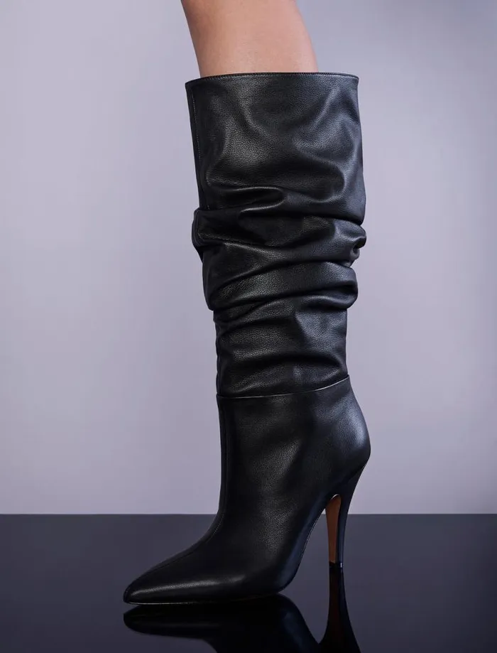 Women BCBG Shoes Braxton Slouch Boot Black